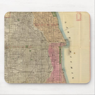 Alfombrilla De Ratón Mapa guía de Blanchard en Chicago