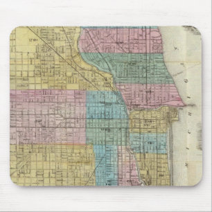 Alfombrilla De Ratón Mapa guía de Chicago