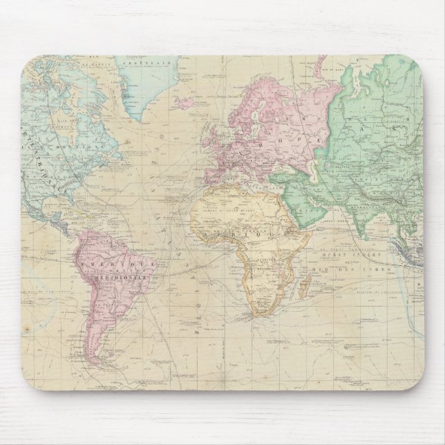 Alfombrilla De Ratón Mapa histórico 2 (Frente)