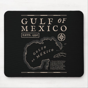 Alfombrilla De Ratón Mapa Histórico del Golfo de México 1672