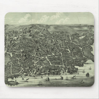 Alfombrilla De Ratón Mapa ilustrado del vintage de las MAMÁES de