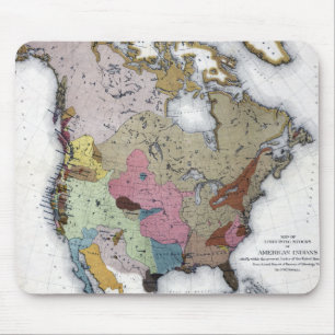 ALFOMBRILLA DE RATÓN MAPA: INDIOS AMERICANOS 3