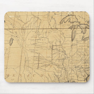 Alfombrilla De Ratón Mapa infantil de Estados Unidos