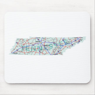 Alfombrilla De Ratón Mapa interestatal de Tennessee Mousepad