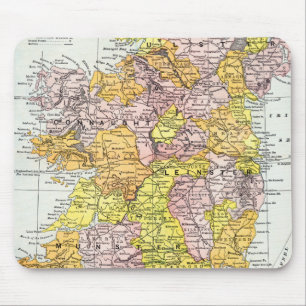 Alfombrilla De Ratón MAPA: IRLANDA, c1890