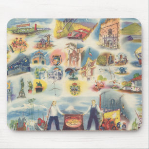 Alfombrilla De Ratón Mapa legal de la Ciudad de México y sus alrededor