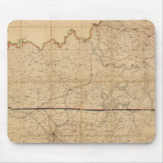 Alfombrilla De Ratón Mapa militar de los estados de Kentucky