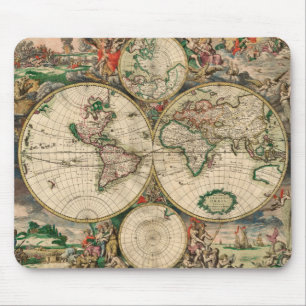 Alfombrilla De Ratón Mapa mundial