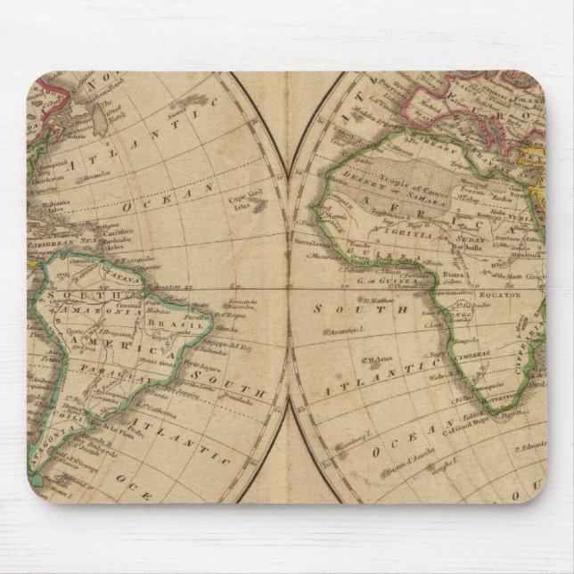 Alfombrilla De Ratón Mapa Mundial 7 (Frente)