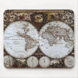 Alfombrilla De Ratón Mapa Mundial Antiguo