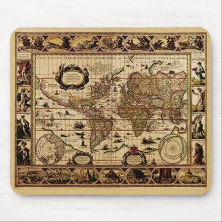 Alfombrilla De Ratón Mapa Mundial de 1635