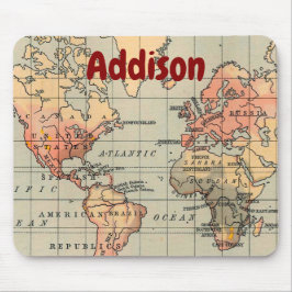 Alfombrilla De Ratón Mapa Mundial Histórico