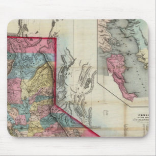 Alfombrilla De Ratón Mapa oficial del estado de California