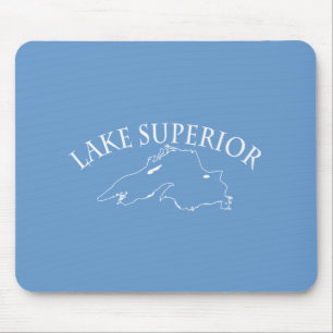 Alfombrilla De Ratón Mapa superior del lago