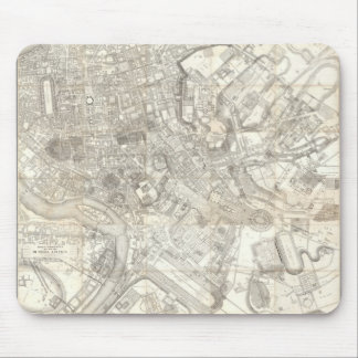 Alfombrilla De Ratón Mapa topográfico de la antigua Roma, Italia
