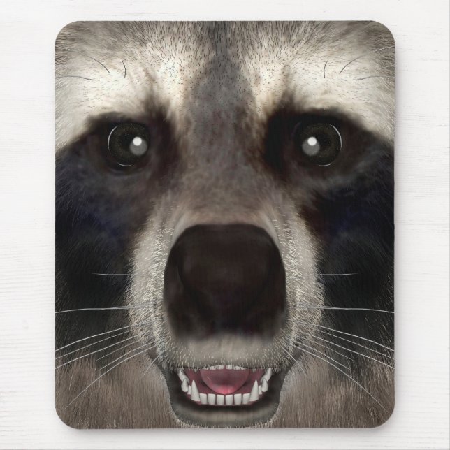 Alfombrilla De Ratón Mapache (Frente)