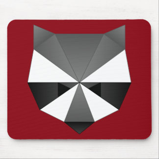 Alfombrilla De Ratón Mapache poligonal