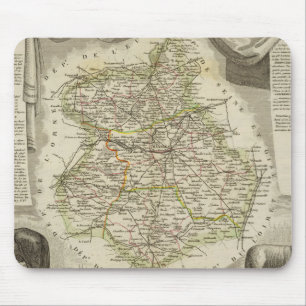 Alfombrilla De Ratón Mapas de Ilustracion