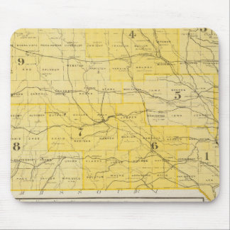 Alfombrilla De Ratón Mapas estatales de Iowa