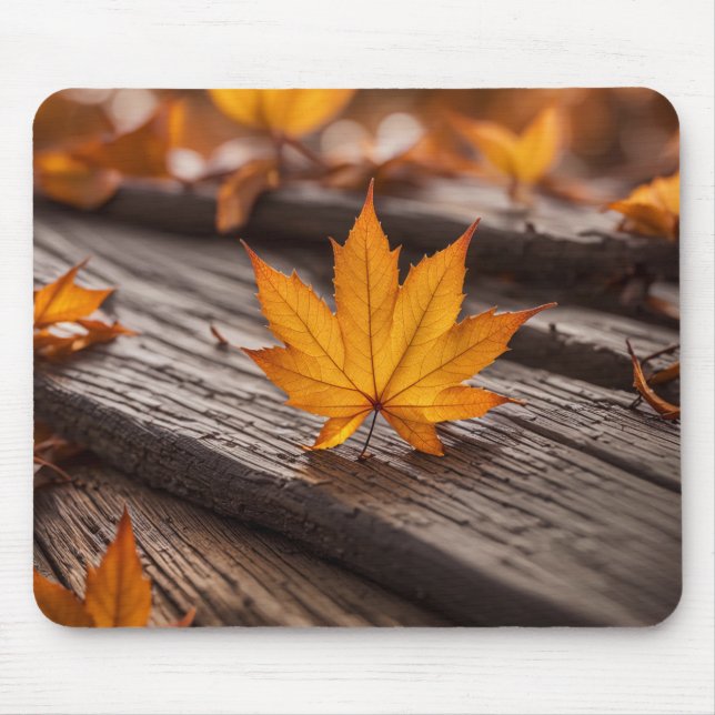 Alfombrilla De Ratón Maple, hojas (Frente)