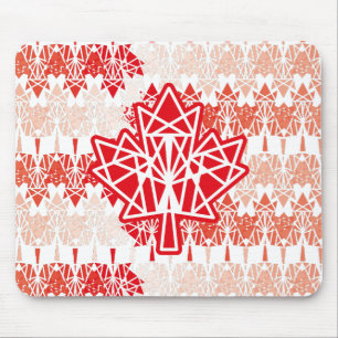ALFOMBRILLA DE RATÓN MAPLE MADE WITH TRIANGLES CANADA FLAG BY MASANSER