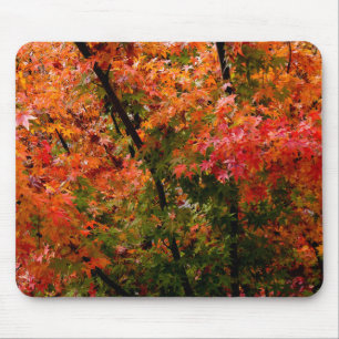 Alfombrilla De Ratón Maples japoneses en otoño