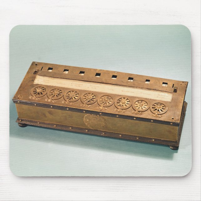 Alfombrilla De Ratón Máquina calculadora inventada por Blaise Pascal (Frente)