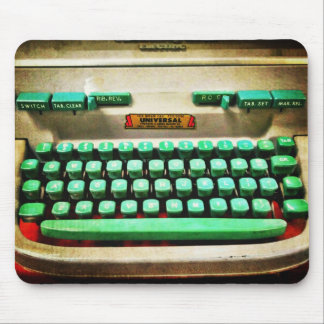 Alfombrilla De Ratón Máquina de escribir retra del vintage
