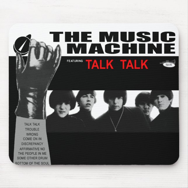 Alfombrilla De Ratón Máquina de la música: Gírese (Frente)