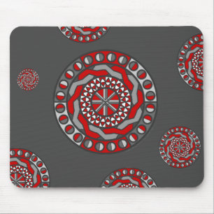 Alfombrilla De Ratón Maquinaria roja Mousepad