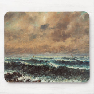 Alfombrilla De Ratón Mar de Otoño - Gustave Courbet