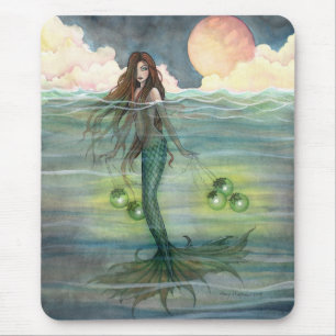 Alfombrilla De Ratón "Mar iluminado" Sirenita Mousepad