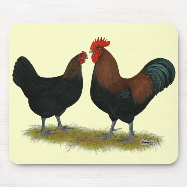 Alfombrilla De Ratón Marans Black Copper (Frente)