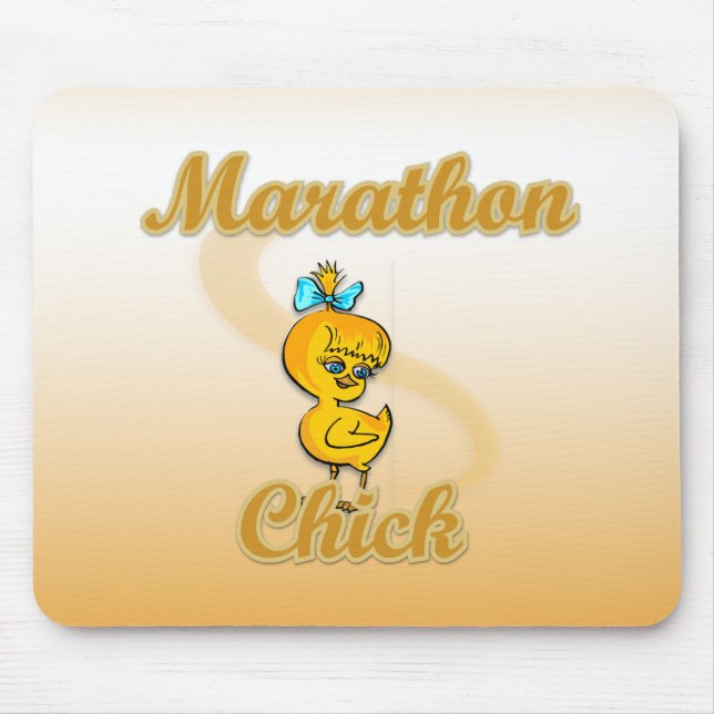 Alfombrilla De Ratón Marathon Chick (Frente)