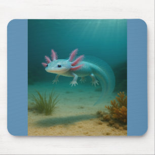 Alfombrilla De Ratón Maravilla submarina: El Axolotl