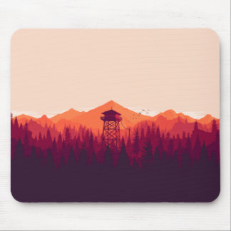 Alfombrilla De Ratón Maravilloso diseño de juegos de "FireWatch" para