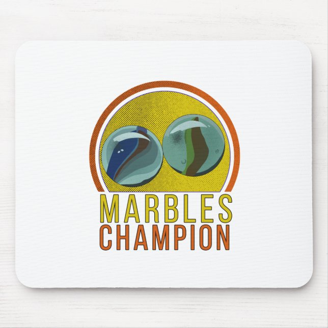 Alfombrilla De Ratón Marbles Champion (Frente)