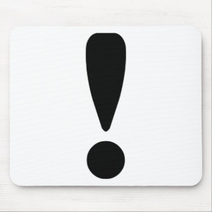 Alfombrilla De Ratón Marca de exclamación