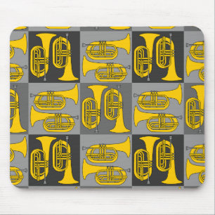 Alfombrilla De Ratón Marchando Baritone Crosshatch