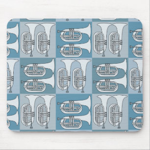 Alfombrilla De Ratón Marchando Baritone Crosshatch