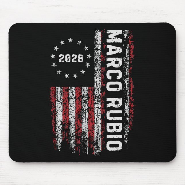 Alfombrilla De Ratón Marco Rubio 2028 President 48 Election Campaign Us (Frente)