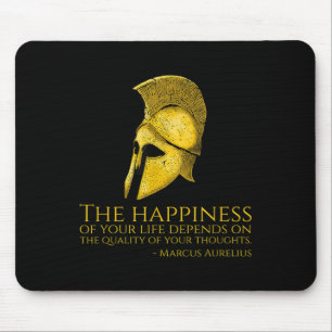 Alfombrilla De Ratón Marcus Aurelius Stoic Cita Sobre La Felicidad - Ph