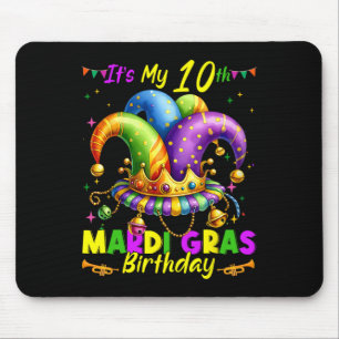 Alfombrilla De Ratón Mardi Gras 10 Aniversario Gordo Martes 10 años