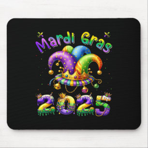 Alfombrilla De Ratón Mardi Gras 2025 Jester Set Niños Chicas Hombres