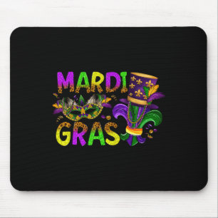 Alfombrilla De Ratón Mardi Gras 2025 Jester Set Niños Chicas Hombres