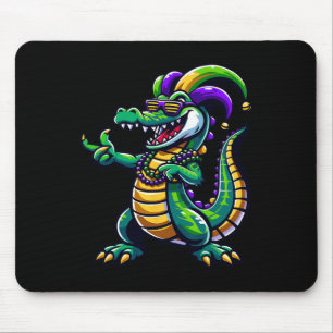 Alfombrilla De Ratón Mardi Gras Alligator Costume niños niños pequeños