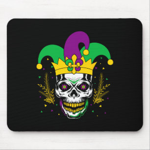 Alfombrilla De Ratón Mardi Gras Disstume Sugar Skull Carnaval Fiestas H