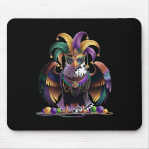 Alfombrilla De Ratón Mardi Gras Eagle Funny Mardi Gras Costume Hombres