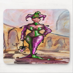 Alfombrilla De Ratón Mardi Gras Jester
