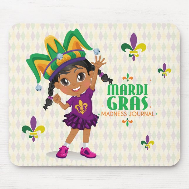 Alfombrilla De Ratón Mardi Gras Madness Mouse Pad (Frente)